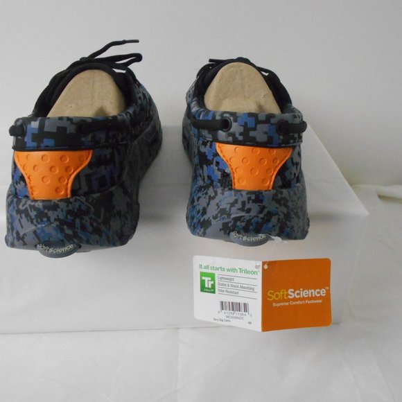 Soft Science Boat Shoe Navy Camo Size 8 - Picture 3 of 6